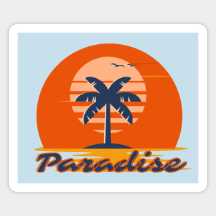 Tropical Paradise Magnet